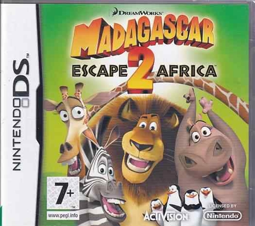 Madagascar Escape 2 Africa - Nintendo DS (A Grade) (Genbrug)